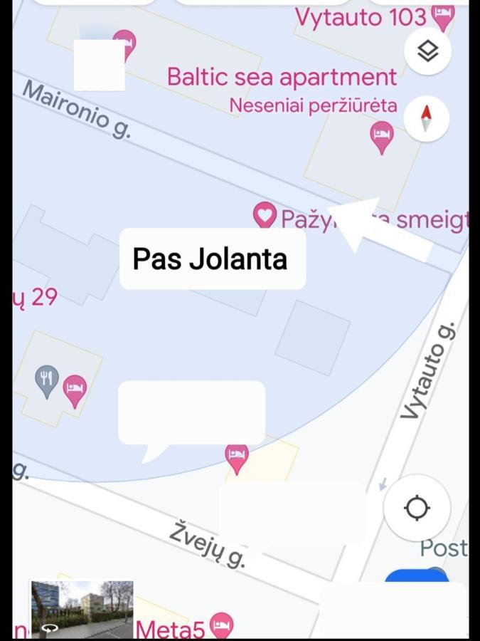 Pas Jolanta Apartment Palanga Luaran gambar